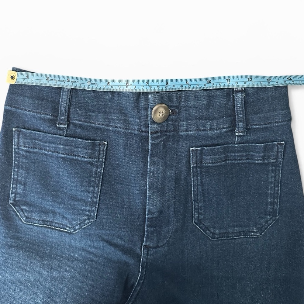 Anthropologie Pilcro The Skipper High-Rise Crop Wide-Leg Jeans - Picture 5 of 7